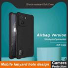 For HMD Fusion 5G imak Shockproof Airbag TPU Phone Case(Matte Black) - 2