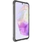 For Samsung Galaxy A56 5G imak Shockproof Airbag TPU Phone Case(Transparent Black) - 2