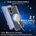 For Samsung Galaxy S25 Edge 5G IMAK Space Shield PC + TPU Airbag Shockproof MagSafe Phone Case(Transparent) - 2