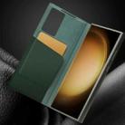 For Samsung Galaxy S23 Ultra 5G QIALINO Magnetic Genuine Leather Phone Case(Black) - 3