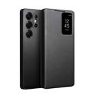 For Samsung Galaxy S25 5G QIALINO Magnetic Genuine Leather Phone Case(Black) - 1