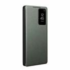 For Samsung Galaxy S25 5G QIALINO Magnetic Genuine Leather Phone Case(Green) - 2