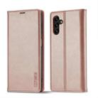 For Samsung Galaxy A16 5G LC.IMEEKE Strong Magnetism Microfiber Leather Phone Case(Rose Gold) - 2