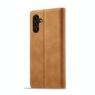 For Samsung Galaxy A56 5G LC.IMEEKE Strong Magnetism Microfiber Leather Phone Case(Brown) - 3