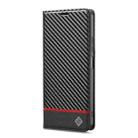 For Redmi A4 5G / 14C 4G LC.IMEEKE Carbon Fiber Leather Phone Case(Horizontal Black) - 2