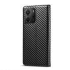 For Redmi Note 14 5G Global LC.IMEEKE Carbon Fiber Leather Phone Case(Vertical Black) - 3
