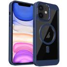 For iPhone 11 Honeycomb Cooling MagSafe Phone Case(Royal Blue) - 1