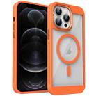 For iPhone 12 Pro Honeycomb Cooling MagSafe Phone Case(Orange) - 1