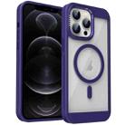 For iPhone 12 Pro Max Honeycomb Cooling MagSafe Phone Case(Purple) - 1