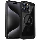For iPhone 15 Pro Honeycomb Cooling MagSafe Phone Case(Black) - 1