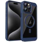 For iPhone 15 Pro Honeycomb Cooling MagSafe Phone Case(Royal Blue) - 1