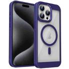 For iPhone 15 Pro Max Honeycomb Cooling MagSafe Phone Case(Purple) - 1