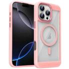 For iPhone 16 Pro Honeycomb Cooling MagSafe Phone Case(Pink) - 1