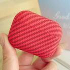 For AirPods Pro 2 Carbon Fiber TPU Frosted Earphone Protective Case(Red) - 1