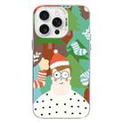 For iPhone 16 Pro Max Christmas Series PC Full Coverage Pattern Phone Case(CW061 White) - 1