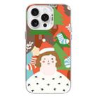 For iPhone 16 Pro Max Christmas Series PC Full Coverage Pattern Phone Case(CW062 White) - 1