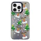 For iPhone 16 Pro Max Christmas Series PC Full Coverage Pattern Phone Case(CK057 Black) - 1