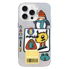 For iPhone 16 Pro Max Christmas Series PC Full Coverage Pattern Phone Case(CW049 White) - 1