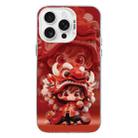 For iPhone 16 Pro Christmas Series PC Full Coverage Pattern Phone Case(CW097 Boy) - 1