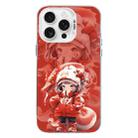 For iPhone 16 Pro Christmas Series PC Full Coverage Pattern Phone Case(CW098 Girl) - 1