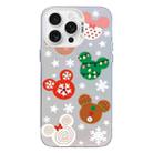 For iPhone 16 Pro Christmas Series PC Full Coverage Pattern Phone Case(CW051 White) - 1