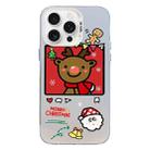 For iPhone 16 Pro Christmas Series PC Full Coverage Pattern Phone Case(CW054 White) - 1