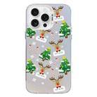 For iPhone 16 Pro Christmas Series PC Full Coverage Pattern Phone Case(CW057 White) - 1