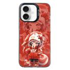 For iPhone 16 Plus Christmas Series PC Full Coverage Pattern Phone Case(CK098 Girl) - 1