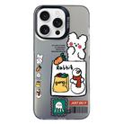 For iPhone 15 Pro Max Christmas Series PC Full Coverage Pattern Phone Case(CK050 Black) - 1