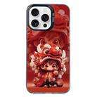 For iPhone 15 Pro Max Christmas Series PC Full Coverage Pattern Phone Case(CK097 Boy) - 1