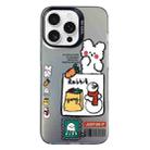 For iPhone 15 Pro Christmas Series PC Full Coverage Pattern Phone Case(CK050 Black) - 1