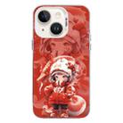 For iPhone 15 Christmas Series PC Full Coverage Pattern Phone Case(CW098 Girl) - 1