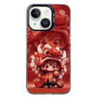 For iPhone 15 Christmas Series PC Full Coverage Pattern Phone Case(CK097 Boy) - 1