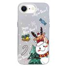 For iPhone 7 / 8 / SE 2020 2022 Christmas Series PC Full Coverage Pattern Phone Case(CW059 White) - 1