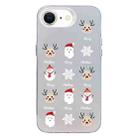 For iPhone 7 / 8 / SE 2020 2022 Christmas Series PC Full Coverage Pattern Phone Case(CW060 White) - 1