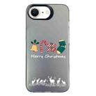 For iPhone 7 / 8 / SE 2020 2022 Christmas Series PC Full Coverage Pattern Phone Case(CK052 Black) - 1