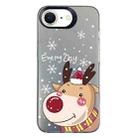 For iPhone 7 / 8 / SE 2020 2022 Christmas Series PC Full Coverage Pattern Phone Case(CK055 Black) - 1