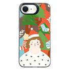 For iPhone 7 / 8 / SE 2020 2022 Christmas Series PC Full Coverage Pattern Phone Case(CK062 Black) - 1