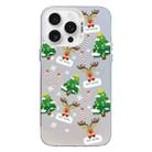 For iPhone 13 Pro Max Christmas Series PC Full Coverage Pattern Phone Case(CW057 White) - 1