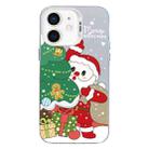 For iPhone 12 Christmas Series PC Full Coverage Pattern Phone Case(CW058 White) - 1