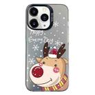 For iPhone 11 Pro Max Christmas Series PC Full Coverage Pattern Phone Case(CK055 Black) - 1