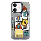 For iPhone 11 Christmas Series PC Full Coverage Pattern Phone Case(CK049 Black) - 1