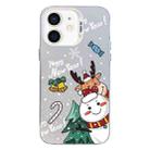 For iPhone 11 Christmas Series PC Full Coverage Pattern Phone Case(CW059 White) - 1