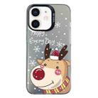 For iPhone 11 Christmas Series PC Full Coverage Pattern Phone Case(CK055 Black) - 1