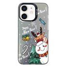 For iPhone 11 Christmas Series PC Full Coverage Pattern Phone Case(CK059 Black) - 1