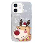 For iPhone 11 Christmas Series PC Full Coverage Pattern Phone Case(CW055 White) - 1