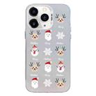 For iPhone 11 Pro Christmas Series PC Full Coverage Pattern Phone Case(CW060 White) - 1