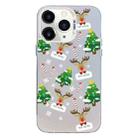 For iPhone 11 Pro Christmas Series PC Full Coverage Pattern Phone Case(CW057 White) - 1