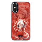 For iPhone X / XS Christmas Series PC Full Coverage Pattern Phone Case(CK098 Girl) - 1