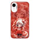 For iPhone XR Christmas Series PC Full Coverage Pattern Phone Case(CW098 Girl) - 1